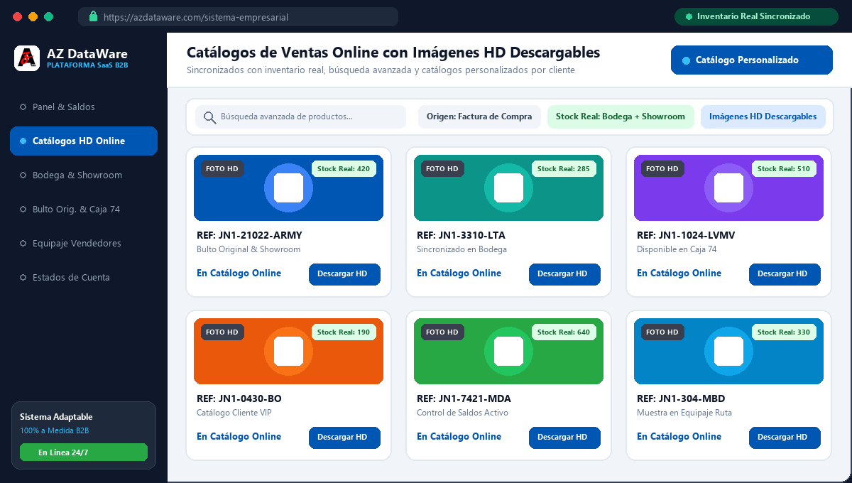 Catálogos de Ventas Online con Imágenes en HD Descargables
